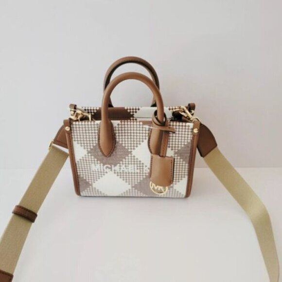 Michael Kors Mirella XS Sequin Crossbody Shopper Bag - Picture 2 of 7